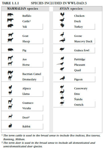 Cow Classification Chart